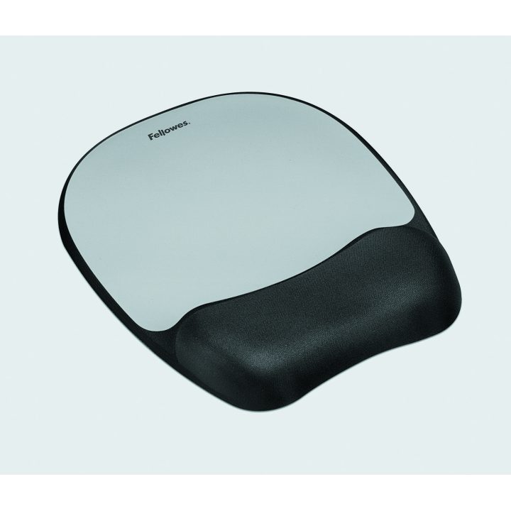 Fellowes 9175801 Mouse Pad Black, Silver
