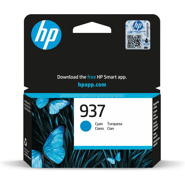 HP Original 937 Cyan Ink Cartridge