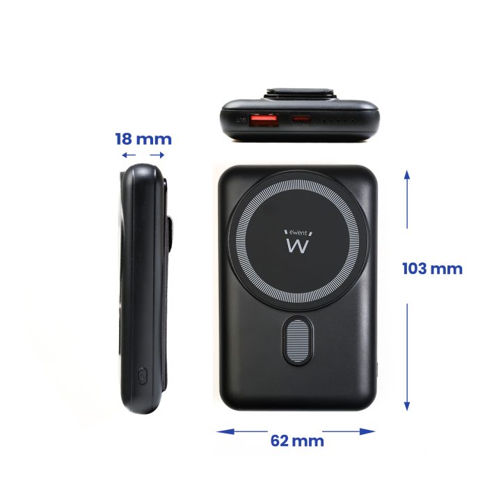 Power Bank Ewent Mag SAFE 10000 mAh PD 22.5W