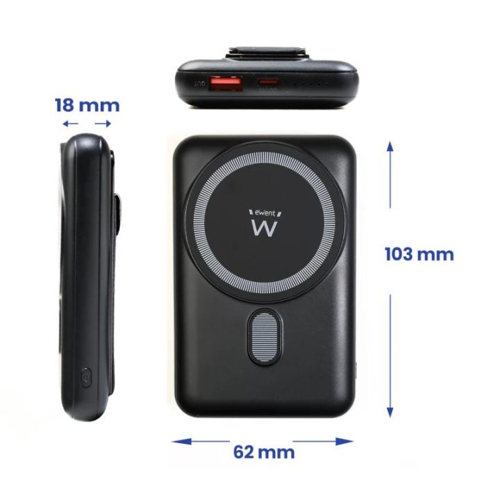 Ewent POWER BANK Mag SAFE 10000 mAh PD 22.5W