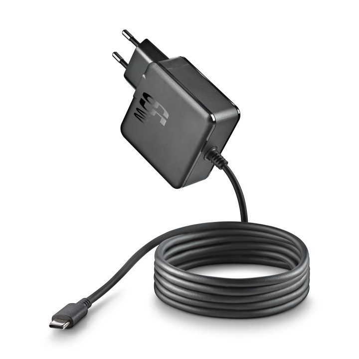 NGS GAN 65W-C Universal Negro Corriente alterna Interior