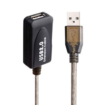 Ewent EW1021 USB Cable USB 2.0 10 m USB A 0.48 Gbit/s Black