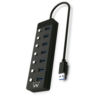 Ewent EW1147 hub de interface USB 3.2 Gen 1 (3.1 Gen 1) Type-A 5000…