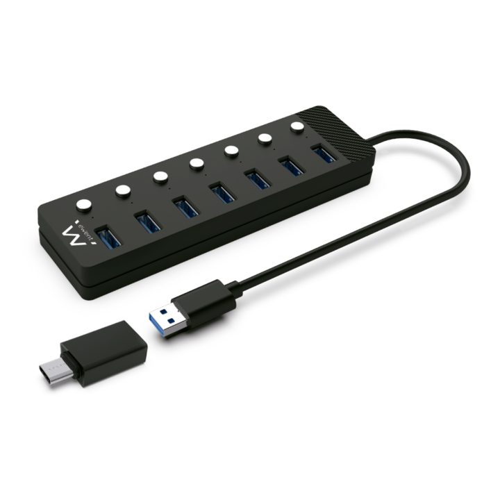 Ewent EW1147 hub de interface USB 3.2 Gen 1 (3.1 Gen 1) Type-A 5000…