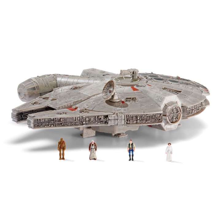 Jazwares Star Wars Millennium Falcon Figure with Lights and Sounds…