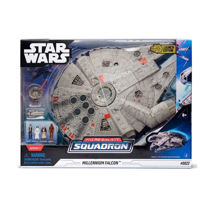 Jazwares Figura Star Wars Millennium Falcon com luz e som (62610022)