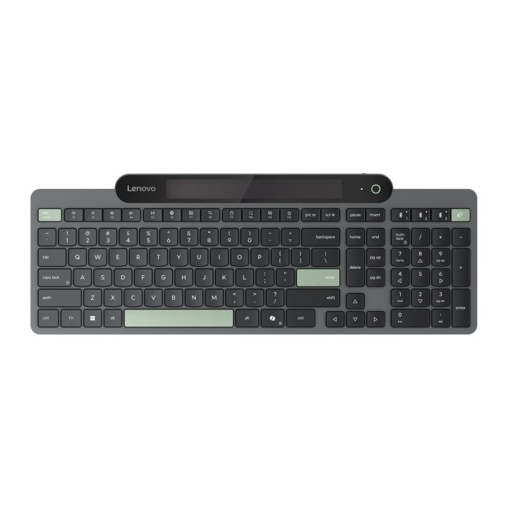 Teclado Lenovo Self-Charging Bluetooth (ES 172) Casa / Escritório…