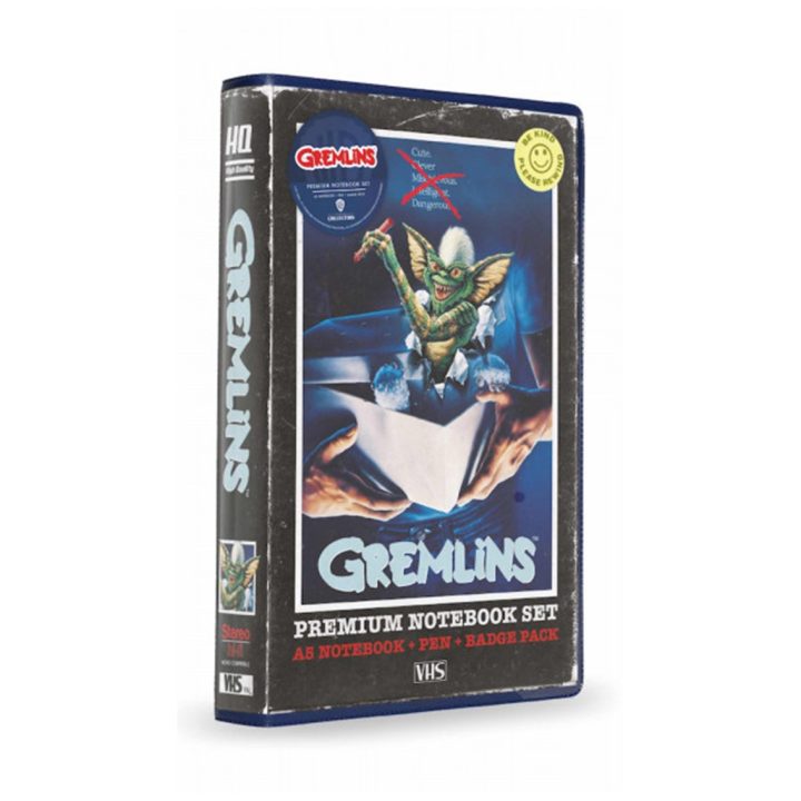VHS SD Toys Gremlins Stationery Set Notebook, Badges and Pen…