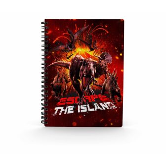 SD Toys 3D Effect Escape Jurassic World Notebook (UNI25425)