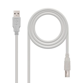 Nanocable CABLE USB 2.0 IMPRESSORA, TIPO A/M-B/M, BEIGE, 1,8 M