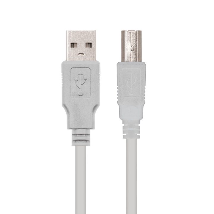 Nanocable CABLE USB 2.0 IMPRESSORA, TIPO A/M-B/M, BEIGE, 1,8 M
