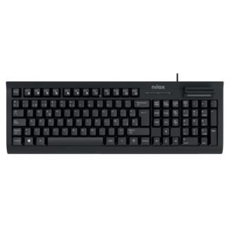 Nilox Keyboard with DNI-e and SmartCard Reader - Spanish Layout