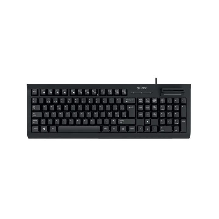 Nilox Teclado con lector DNI-e y SmartCard- Layout Español