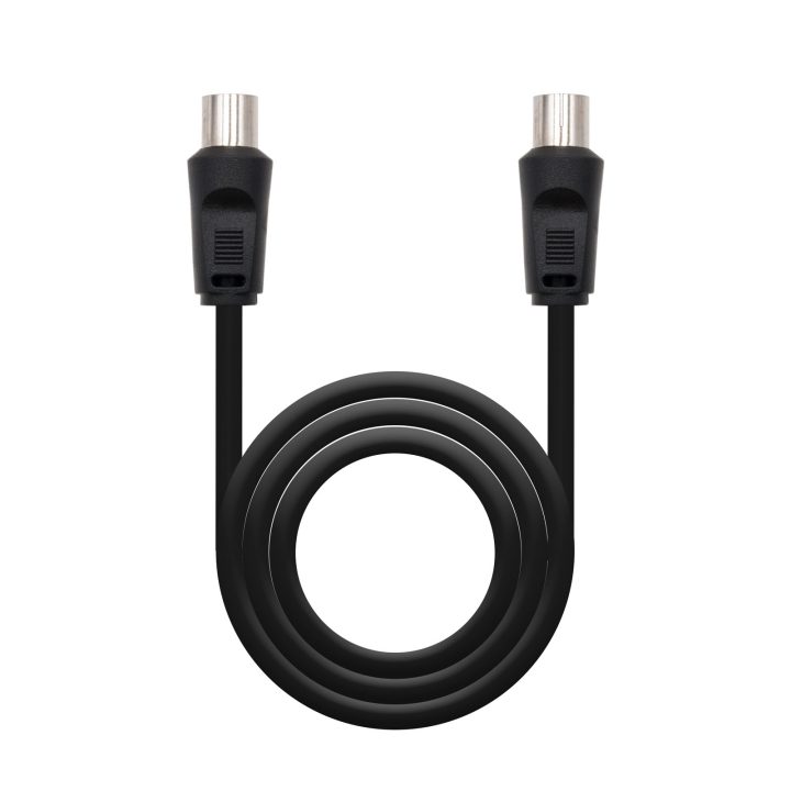 Nanocable 10.26.0202 3C-2V coaxial cable 1.8 m 9.5 mm Black