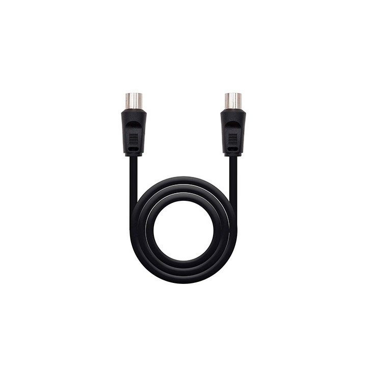 Nanocable 10.26.0202 3C-2V coaxial cable 1.8 m 9.5 mm Black
