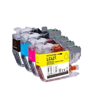Cartucho de tinta compatible Dayma Brother LC421 amarillo 200 pag…