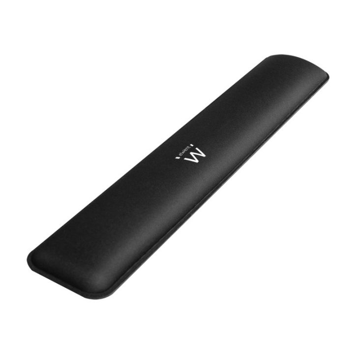 Ewent EW3180 Wrist Rest Polyester, Black Rubber
