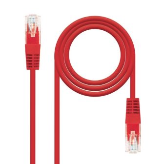 Nanocable 10.20.0400-R Red Network Cable 0.5 m Cat6e U/UTP (UTP)