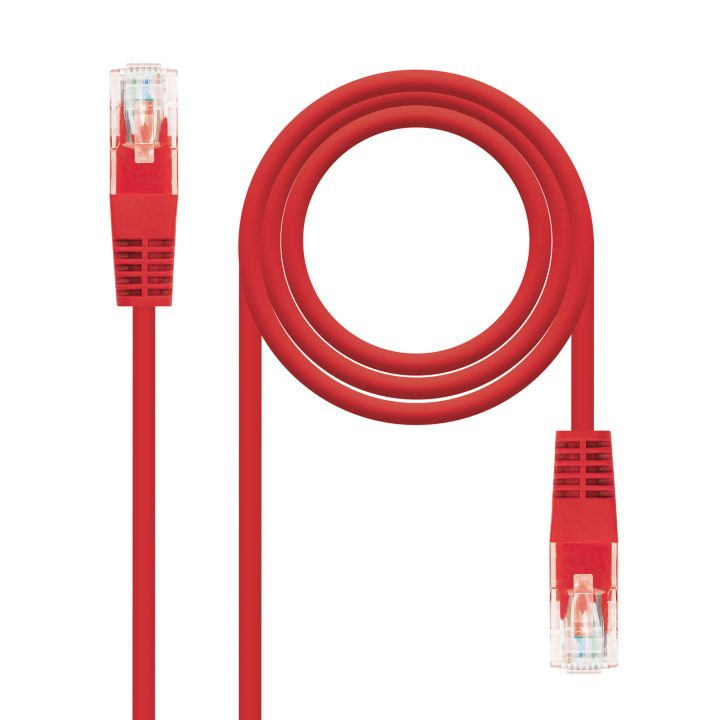 Nanocable 10.20.0400-R cabo de rede Vermelho 0,5 m Cat6e U/UTP (UTP)