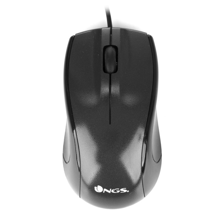 NGS Black Mist rato de escritório para mão direita USB tipo A Óptico…