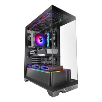 Mars Gaming MCPRISMA Black Midi Tower PC Case