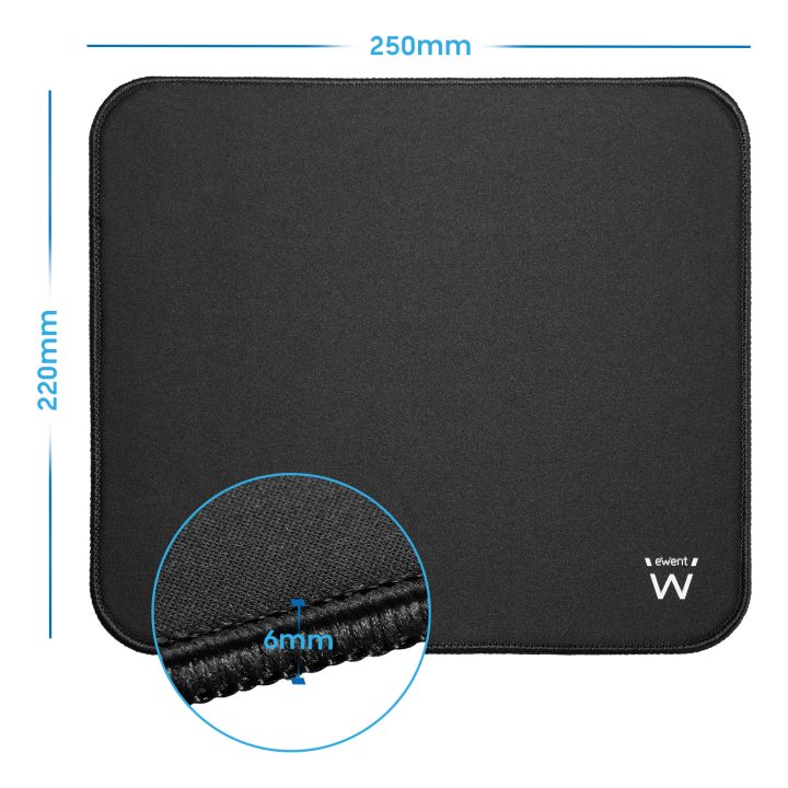 Ewent EW3183 tapete de rato Preto