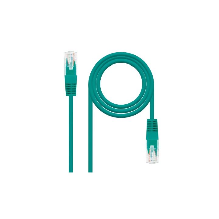 Nanocable 10.20.0402-GR cabo de rede Verde 2 m Cat6e U/UTP (UTP)