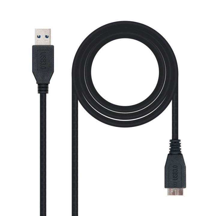Nanocable CABLE USB 3.0, TIPO A/M-MICRO B/M, PRETO, 2,0 M