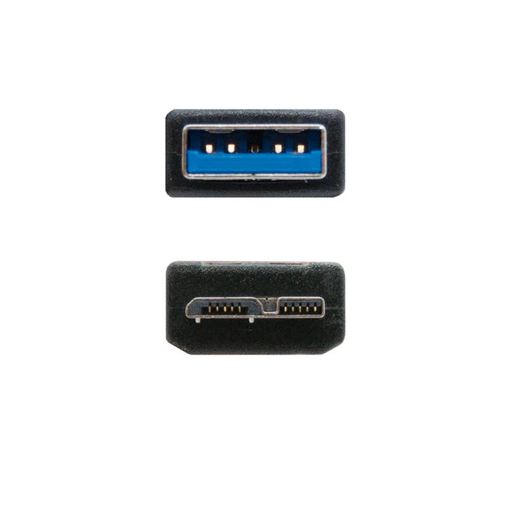 Nanocable USB 3.0 Cable, Type A/M-Micro B/M, Black, 2.0 m