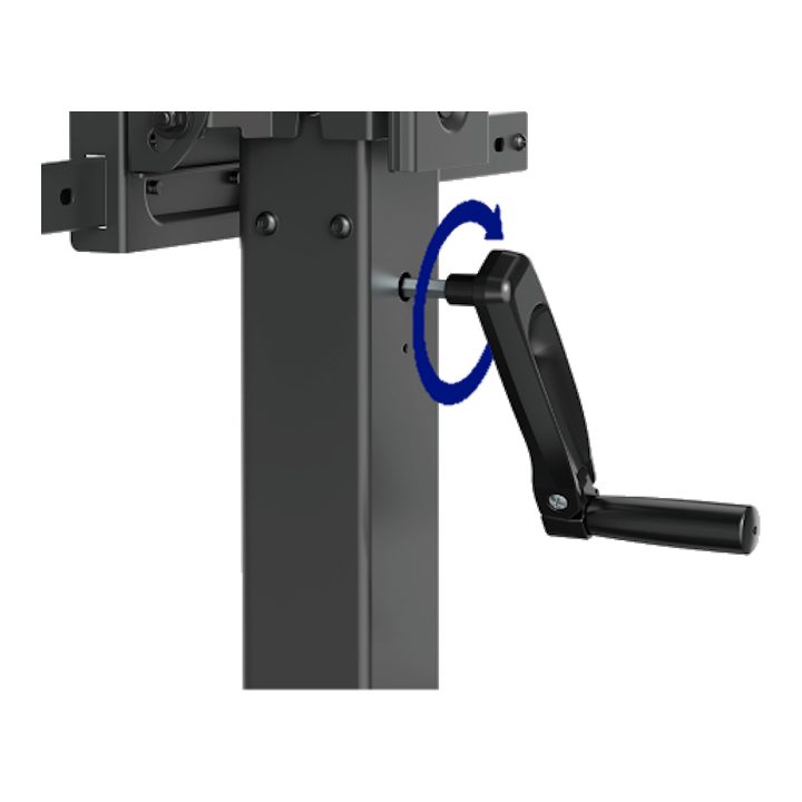 Ewent EW1591 suporte para TV 2,54 m (100") Preto