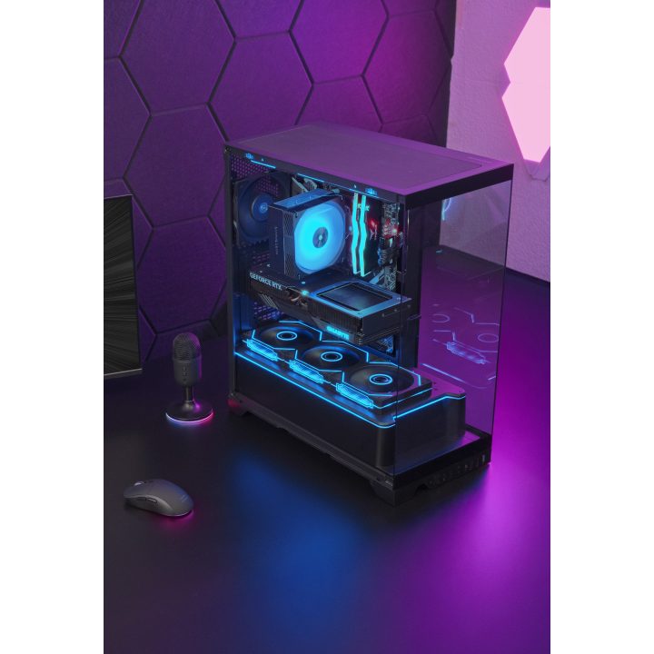 Mars Gaming MCPRISMA carcasa de ordenador Midi Tower Negro