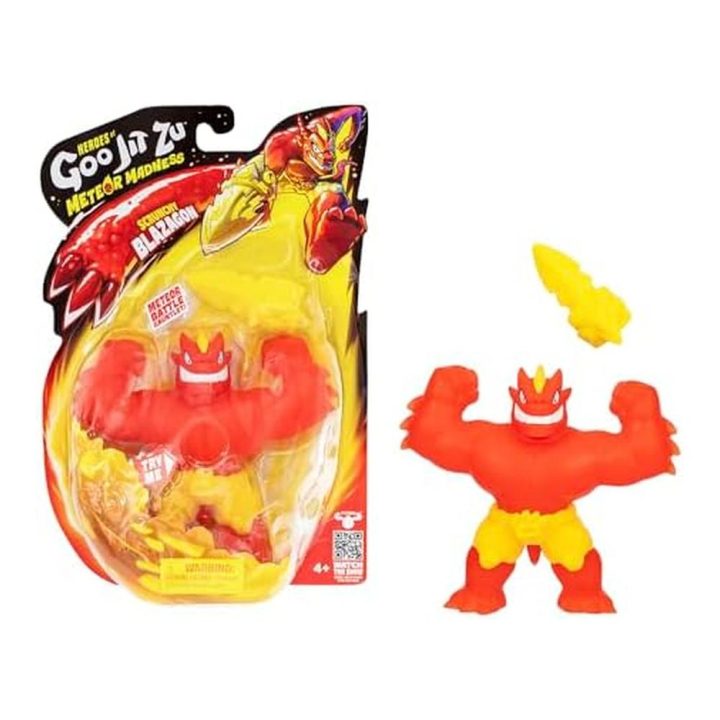 Bandai vermelho Figuras heróis Goo Jit Zu Meteor Madness - Blazagon…