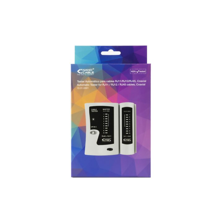 Nanocable 10.31.0301 Network Cable Tester Gray