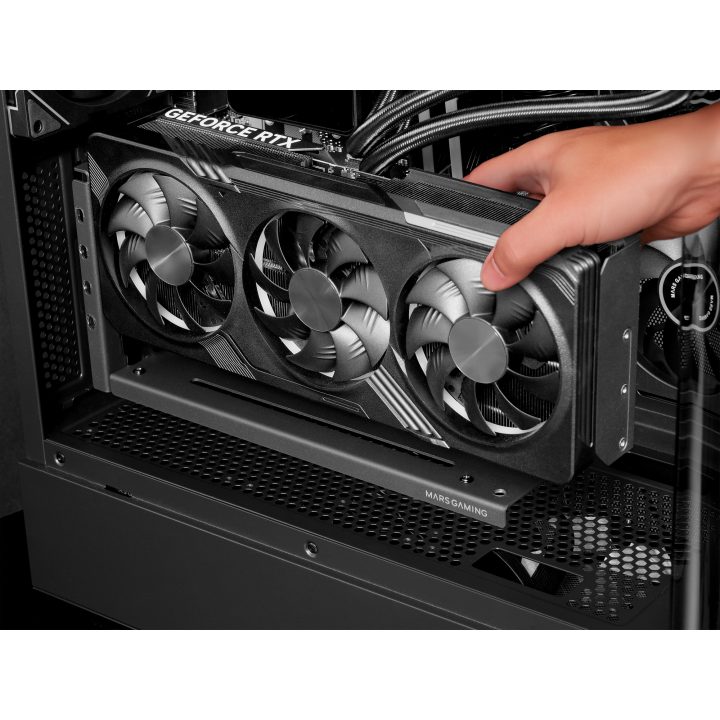 Mars Gaming MCAGCV Universal PC Case Vertical GPU Support