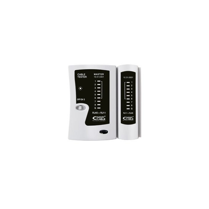 Nanocable 10.31.0301 Network Cable Tester Gray