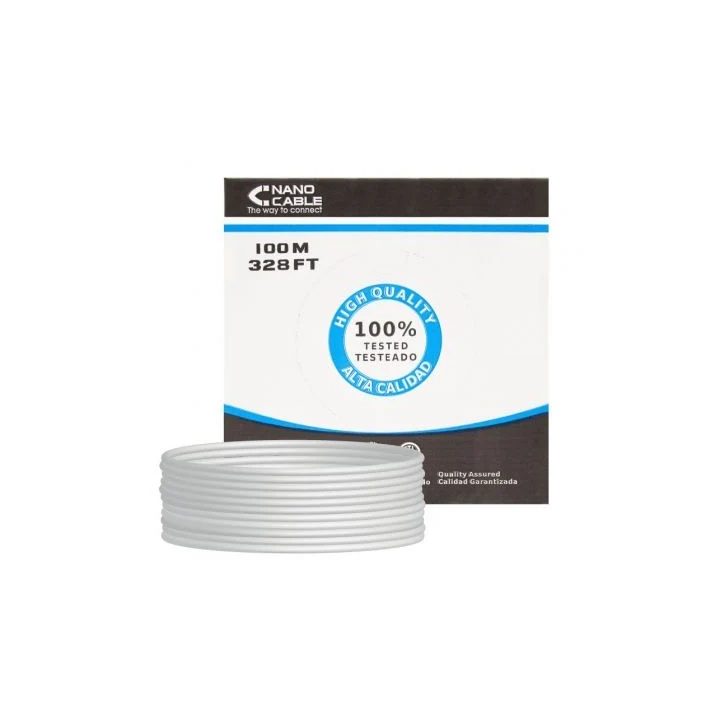 Nanocable CABLE RED RJ45 CAT.6 FTP RIGIDO AWG24, 100 M