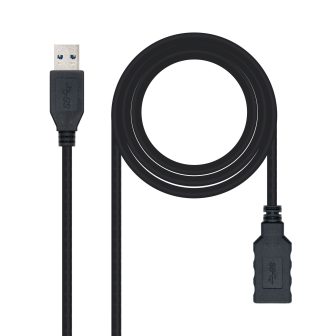 Nanocable USB(a) 3.0 to USB(a) 3.0 Cable 2m Black Male-Female…