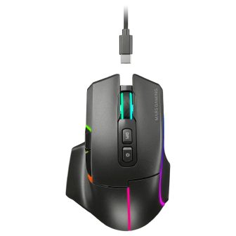 Mars Gaming MMWVECTOR ratón Juego Mano derecha RF Wireless +…