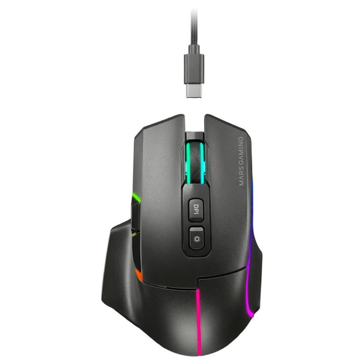 Mars Gaming MMWVECTOR ratón Juego Mano derecha RF Wireless +…