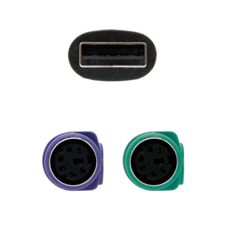Nanocable CONVERSOR PS/2(TECLADO+RATON) A USB, TIPO 2xPS/2/H-A/M, 15…