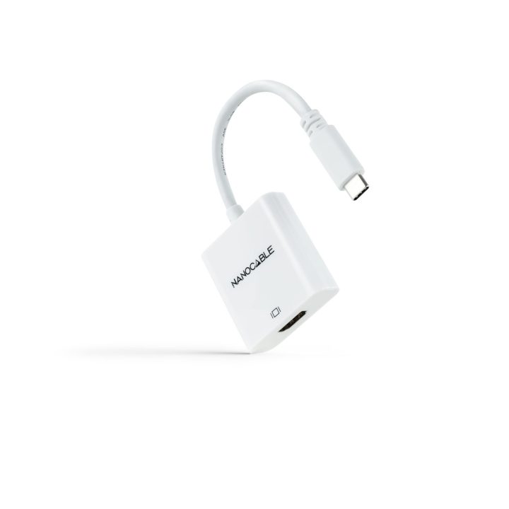 Nanocable USB-C to HDMI 4K Adapter, 15 cm