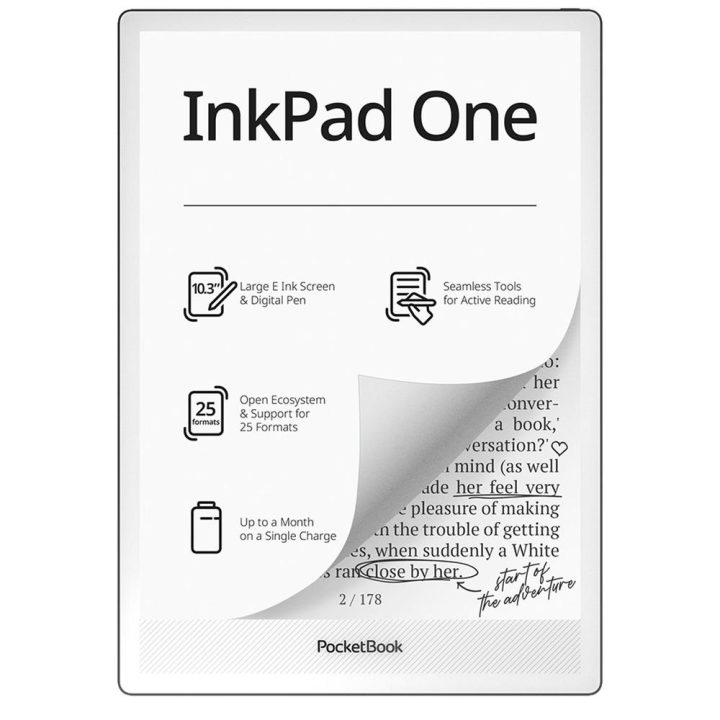 Leitor de e-books Pocketbook InkPad One Wi-Fi 10,3 polegadas 32GB…