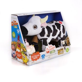 Bandai vermelho Peluche musical Bandai vaca Lola (80003X)