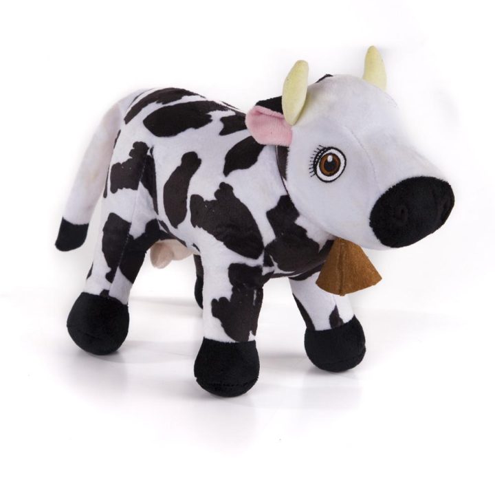 Bandai Red Musical Plush Bandai Cow Lola (80003X)