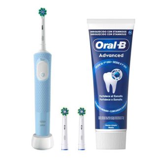 Escova de dentes elétrica Braun Oral-B Vitality Pro branca + 2…