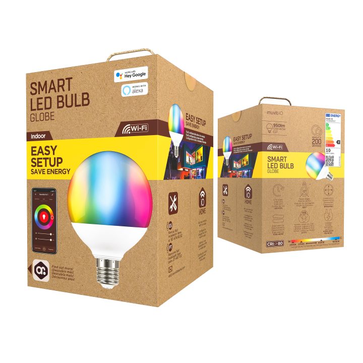 Muvit io Globe Bulb E27 10W RGB (MK-020011013308)