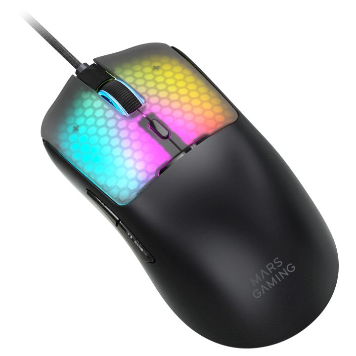 Mars Gaming MMVIPER Right-Handed Gaming Mouse USB Type-A + USB Type-C…