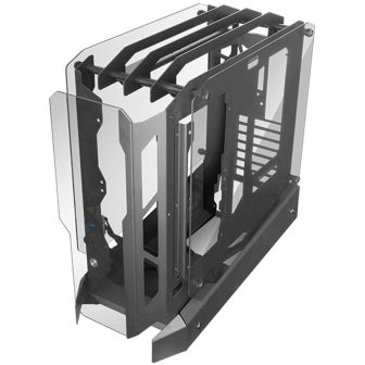 Mars Gaming MC-EDGE, ATX Gaming Case, Open Air Design, Triple…