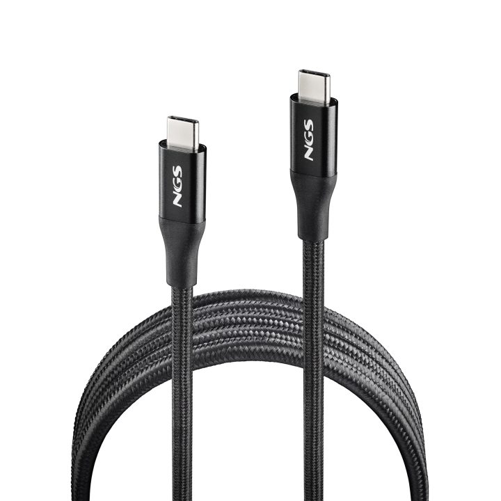 NGS KNOT 240W-2 USB 2 m USB C 40 Gbit/s Black Cable
