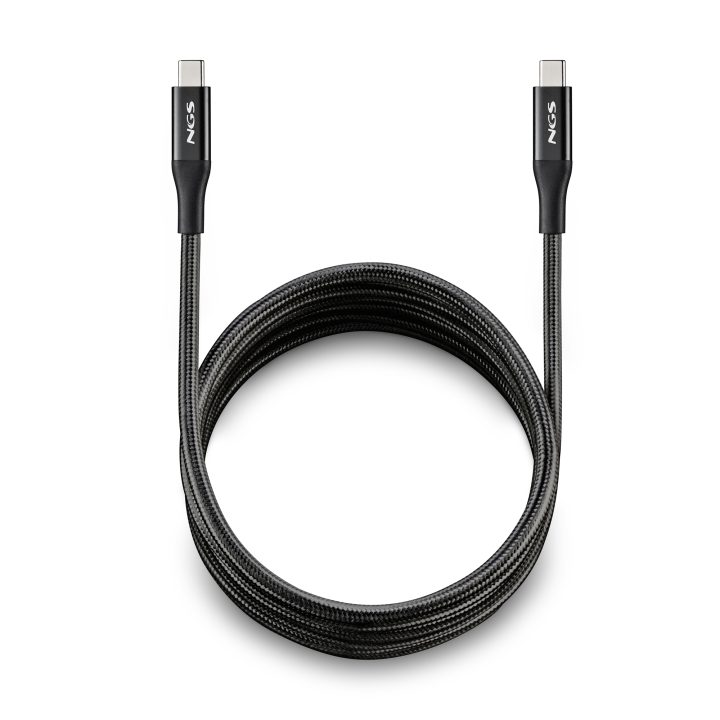 NGS KNOT 240W-2 cable USB 2 m USB C 40 Gbit/s Negro